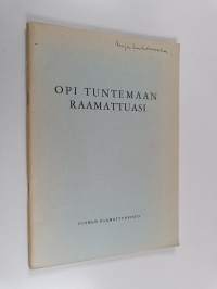 Opi tuntemaan Raamattuasi