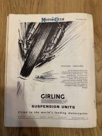 The Motor Cycle 10.10.1957 - english motorcycle magazine / englantilainen moottoripyörälehti