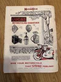 The Motor Cycle 17.4.1958 - english motorcycle magazine / englantilainen moottoripyörälehti