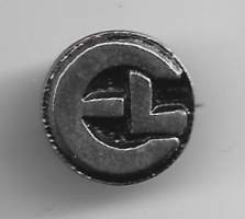 EL  eläkeläisten Liitto-  lukkoneulamerkki rintamerkki
