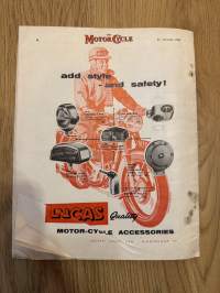 The Motor Cycle 20.10.1960 - english motorcycle magazine / englantilainen moottoripyörälehti