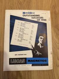 The Motor Cycle 28.7.1960 - english motorcycle magazine / englantilainen moottoripyörälehti