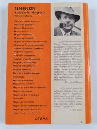 Maigret ja kunnon ihmiset : komisario Maigret`n tutkimuksia