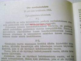 , radiosähköttäjä,  -vastakirja,merenkulkulomake nr 13