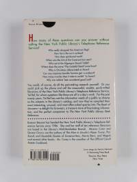 The book of answers : the New York Public Library Telephone Reference Service&#039;s most unusual and entertaining questions