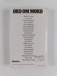 Ord om mord : svenska deckarförfattare och kritiker diskuterar