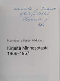 Kirjeitä Minnesotasta 1966-1967 (signeerattu, tekijän omiste)