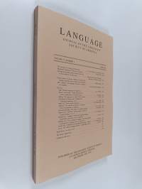 Language journal of the linguistic society of America Vol. 77, Number 2