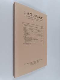 Language journal of the linguistic society of America Vol. 77, Number 1