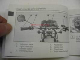 Bultaco Lobito owner´s manual -omistajan käsikirja englanniksi