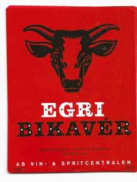 Egri Bikaver  - viinaetiketti