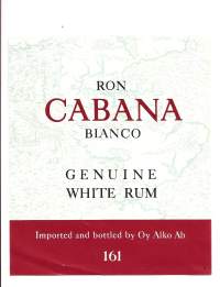 Ron Cabana  nr 161- viinaetiketti