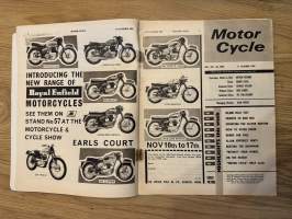 The Motor Cycle 11.10.1962 - english motorcycle magazine / englantilainen moottoripyörälehti