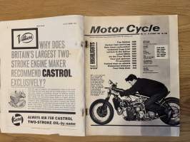 The Motor Cycle 24.10.1963 - english motorcycle magazine / englantilainen moottoripyörälehti