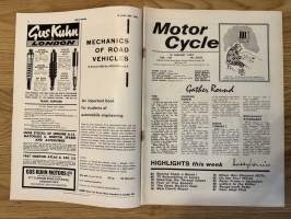 Motor Cycle 19.1.1967 - english motorcycle magazine / englantilainen moottoripyörälehti