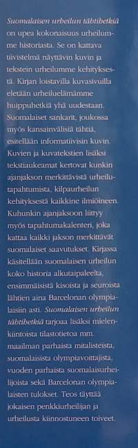 Suomalaisen urheilun tähtihetkiä.  (Urheiluhistoria, huippu-urheilu)