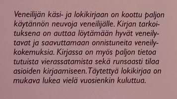 Veneilijän käsi- ja lokikirja. ( Veneily, purjeveneet, meri)