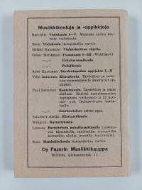 Musiikkisanasto : suomen- ja vieraskieliset musiikkisanat selityksineen ja ääntämisohjeineen