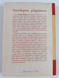 Sosiologian pääpiirteet