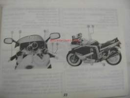 Suzuki GSX-R1100 owner´s manual -käyttöohjekirja englanniksi