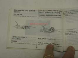 Suzuki GSX-R1100 owner´s manual -käyttöohjekirja englanniksi