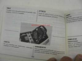 Suzuki GSX-R1100 owner´s manual -käyttöohjekirja englanniksi