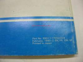 Suzuki GSX-R750 owner´s manual -käyttöohjekirja englanniksi