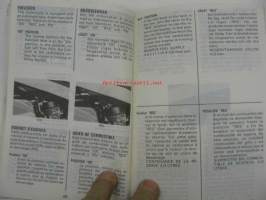 Suzuki GSX-R750 owner´s manual -käyttöohjekirja englanniksi