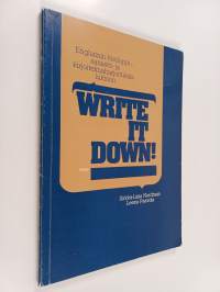 Write it down