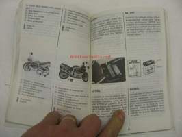 Suzuki GSX-R750 owner´s manual -käyttöohjekirja englanniksi
