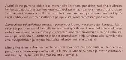 Suomalainen pajutyökirja - pajua kotiin ja puutarhaan.