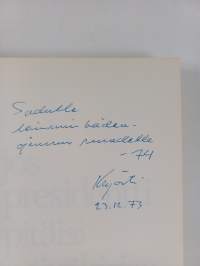 Jos presidentti pitäisi päiväkirjaa (signeerattu, tekijän omiste)