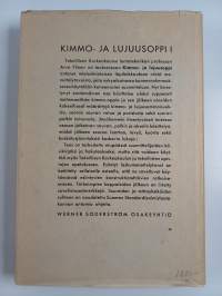 Kimmo- ja lujuusoppi 1-2 :  Matemaattinen kimmo-oppi : aineiden kokeellisesti määrätyt kimmo- ja lujuusominaisuudet ; suoran sauvan veto ja puristus ; suoran palk...