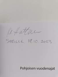 Pohjoiset vuodenajat (signeerattu, tekijän omiste)