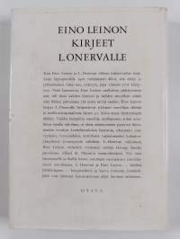Eino Leinon kirjeet L. Onervalle