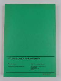 Studia Slavica Finlandensia T. 6