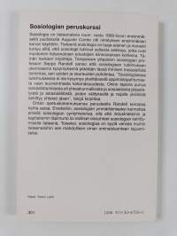 Sosiologian peruskurssi