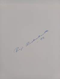 Eurooppalainen yö = European nights (signeerattu)