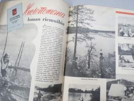 Kurre 1955 - Postipankki kevättervehdys - asiakaslehti; Sähköiset reikäkorttikoneet, Kaikki maksaa -kuvasarja, Rahapaja, Postilaatikot kuntoon, Postitalo Hämeenlinna