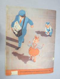 Kurre 1955 - Postipankki kevättervehdys - asiakaslehti; Sähköiset reikäkorttikoneet, Kaikki maksaa -kuvasarja, Rahapaja, Postilaatikot kuntoon, Postitalo Hämeenlinna