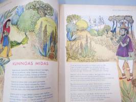 Lasten Maailma 1955 nr 6, tehtäviä, tarinoita, sarjakuvia, päätoimittaja Markus Rautio, Paperinen Nalle - takasivun paperinukke