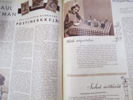 Lasten Maailma 1955 nr 6, tehtäviä, tarinoita, sarjakuvia, päätoimittaja Markus Rautio, Takasivu leikattavat eläinhahmot
