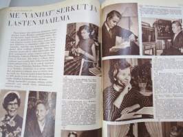Lasten Maailma 1955 nr 12, tehtäviä, tarinoita, sarjakuvia, päätoimittaja Markus Rautio, takasivu irtileikattava jouluenkeli siipineen