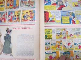 Lasten Maailma 1955 nr 12, tehtäviä, tarinoita, sarjakuvia, päätoimittaja Markus Rautio, takasivu irtileikattava jouluenkeli siipineen