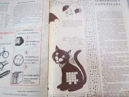 Lasten Maailma 1955 nr 10, tehtäviä, tarinoita, sarjakuvia, päätoimittaja Markus Rautio,kuvituksia mm. Maija Karma