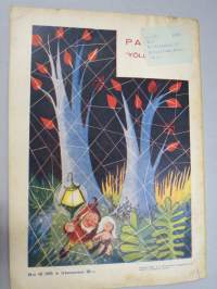Lasten Maailma 1955 nr 10, tehtäviä, tarinoita, sarjakuvia, päätoimittaja Markus Rautio,kuvituksia mm. Maija Karma