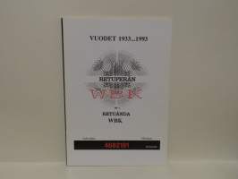 Retuperän WBK 60 v. - Vuodet 1933...1993