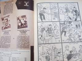 Lasten Maailma 1954 nr 12, tehtäviä, tarinoita, sarjakuvia, päätoimittaja Markus Rautio, kuvituksia mm. Maija Karma, takasivu joulukalenteri