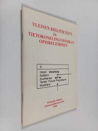 Yleisen kielitieteen ja tietokonelingvistiikan opiskeleminen