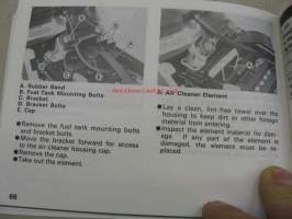 Kawasaki ZZ-R250 (EX250-H2) owner´s manual -käyttöohjekirja englanniksi